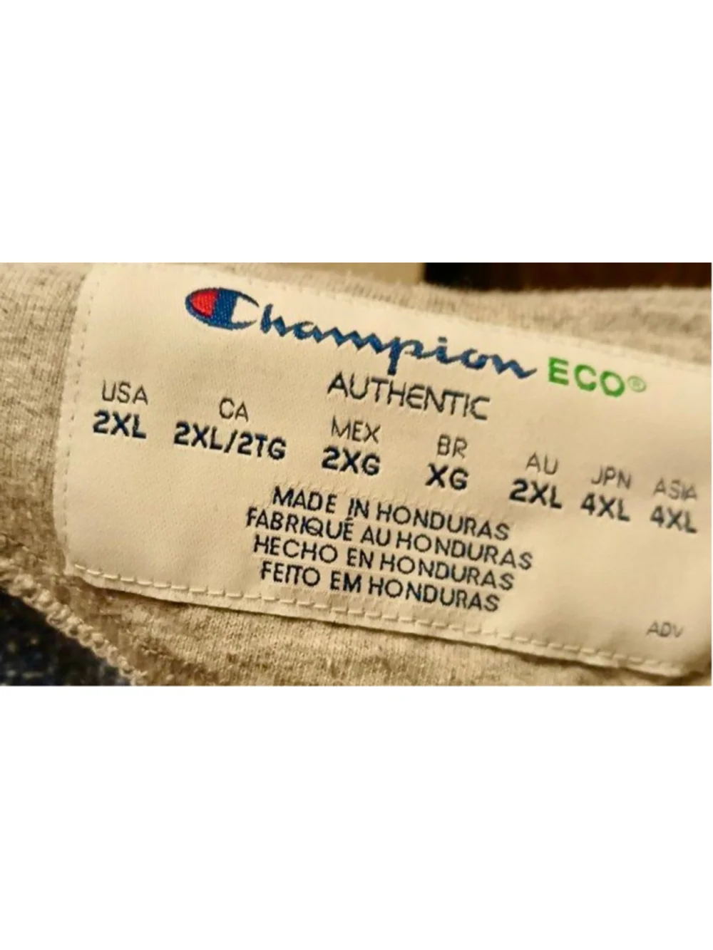 Champion Authentic Eco Women's 2XL Light Blue Hoodie GUC JC497